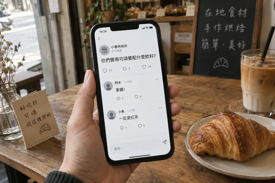 Threads 經營免費示範畫面