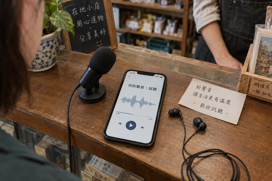 你的克隆聲音免費示範畫面
